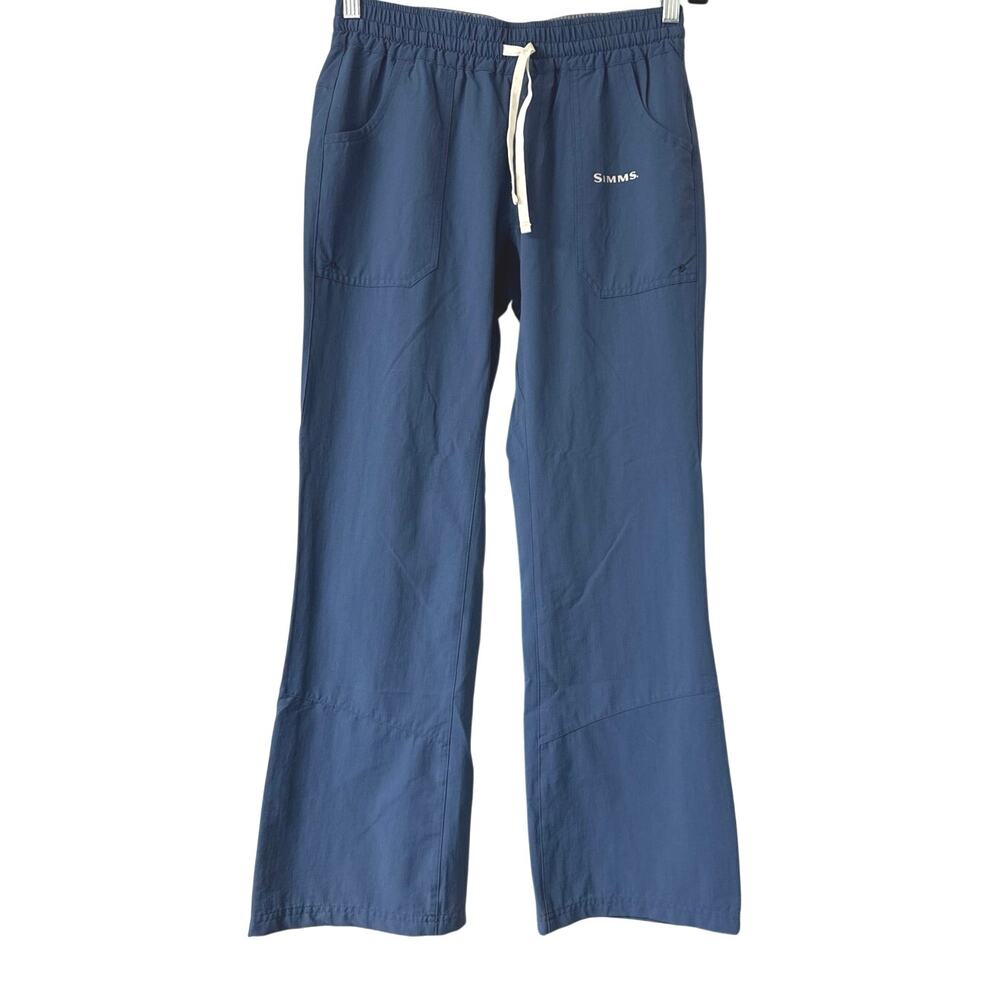 Simms Fishing Women’s Isle Pants XS Blue 50 UPF Quick Dry Travel Boat Water